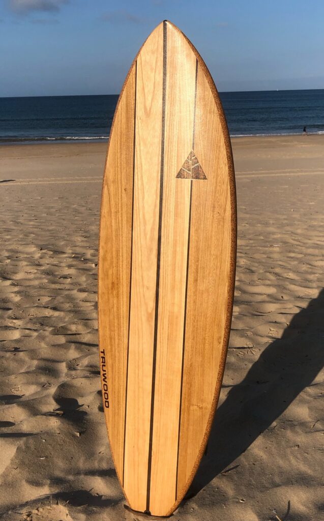 Ansicht Black Mamba von Truwood-Surfboards