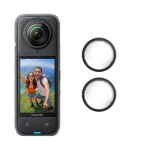 Actionkamera_Insta360_X4_Vorderansicht_inkl_Lens_Guards