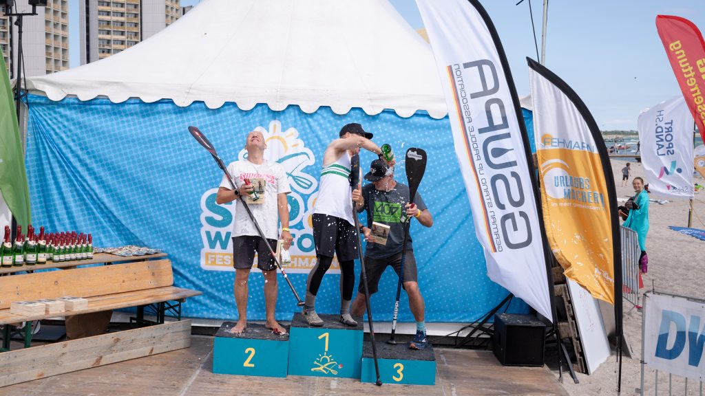 Siegerehrung SUP Sprint Herren